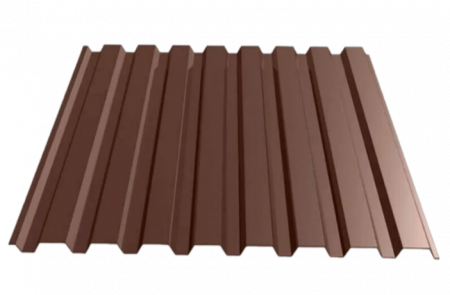 Профнастил С21-1000/1050-0,4 -шоколад.коричн.RAL8017 3м
